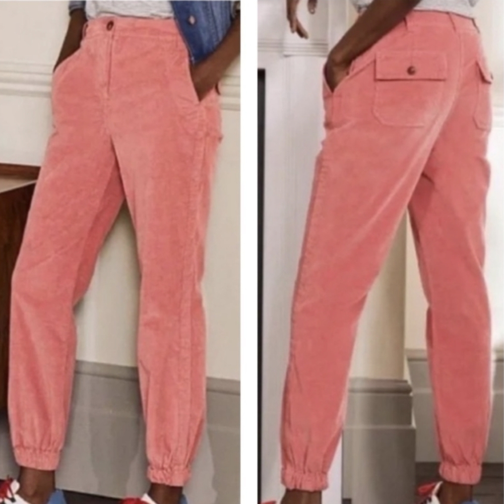 Boden Pink Gowrie Jogger Chinos Corduroy Pants 20L